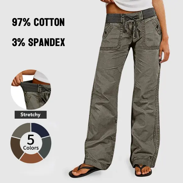 ⚡FINAL SALE⚡-  women-s-high-stretch-mid-rise-straight-pants