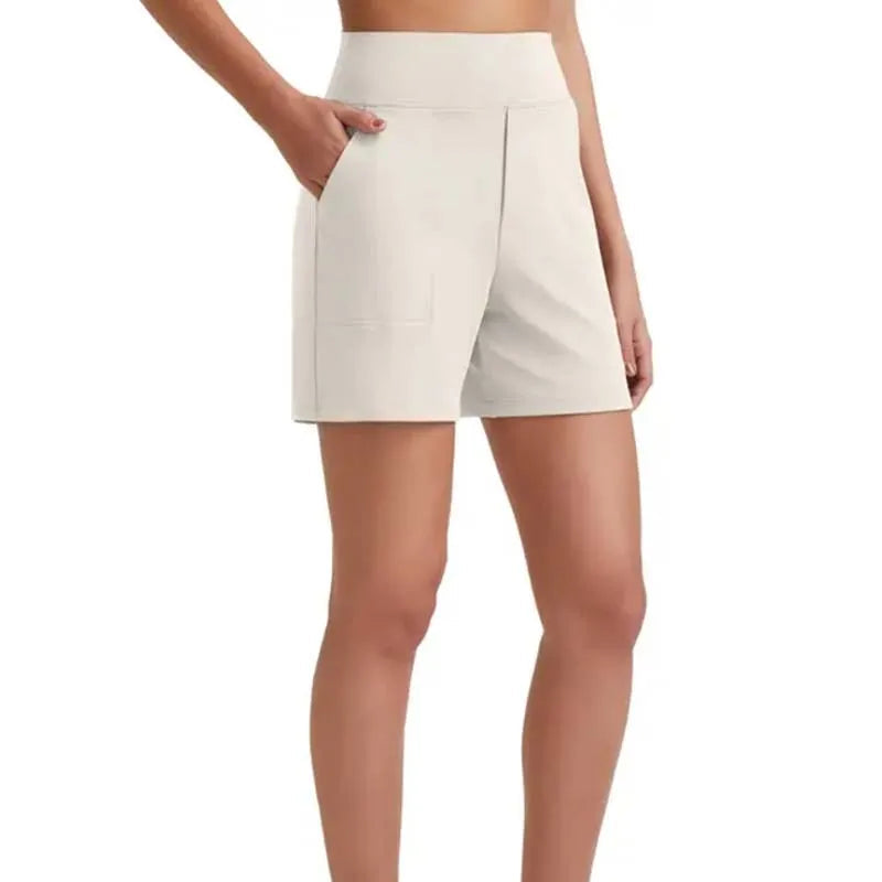High Waist Breathable Athletic Running Shorts