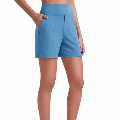 High Waist Breathable Athletic Running Shorts