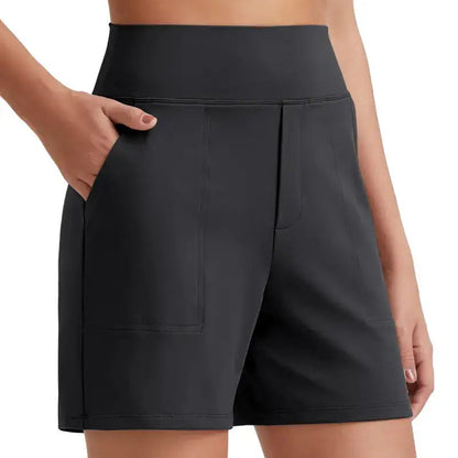 High Waist Breathable Athletic Running Shorts