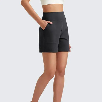 High Waist Breathable Athletic Running Shorts