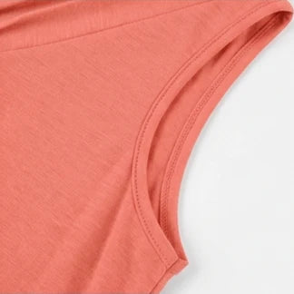 Women Summer Button Down V Neck T Shirts Sleeveless Loose Fit Fashion Tops