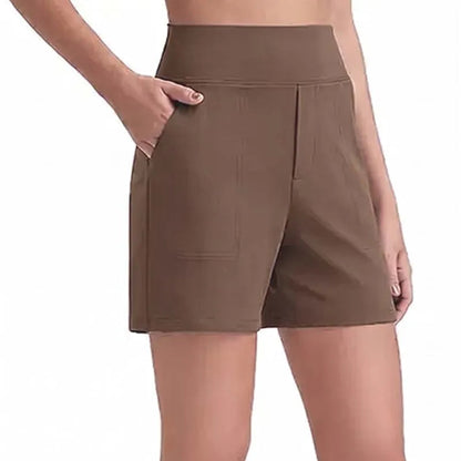 High Waist Breathable Athletic Running Shorts