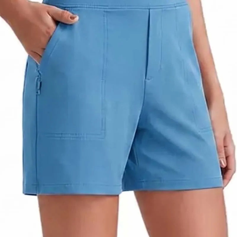 High Waist Breathable Athletic Running Shorts
