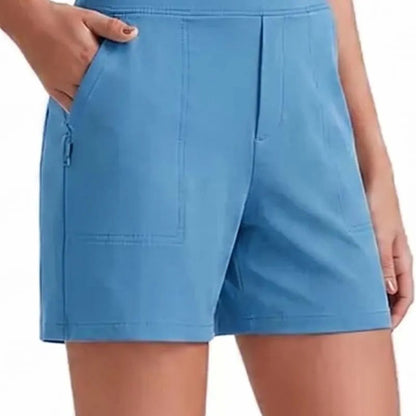 High Waist Breathable Athletic Running Shorts