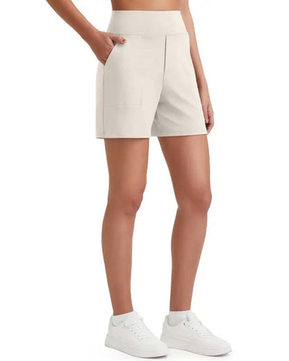 High Waist Breathable Athletic Running Shorts