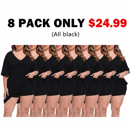 Women's Plus Size Romper Dress
