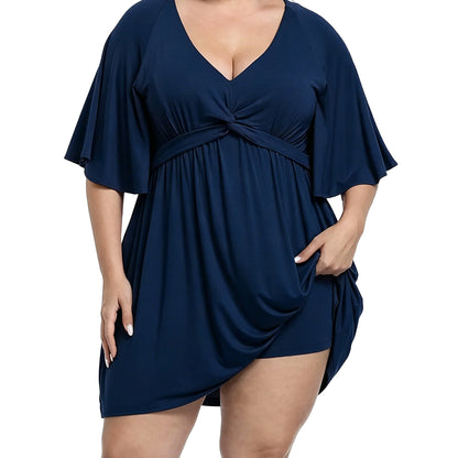 Women's Plus Size Romper Dress