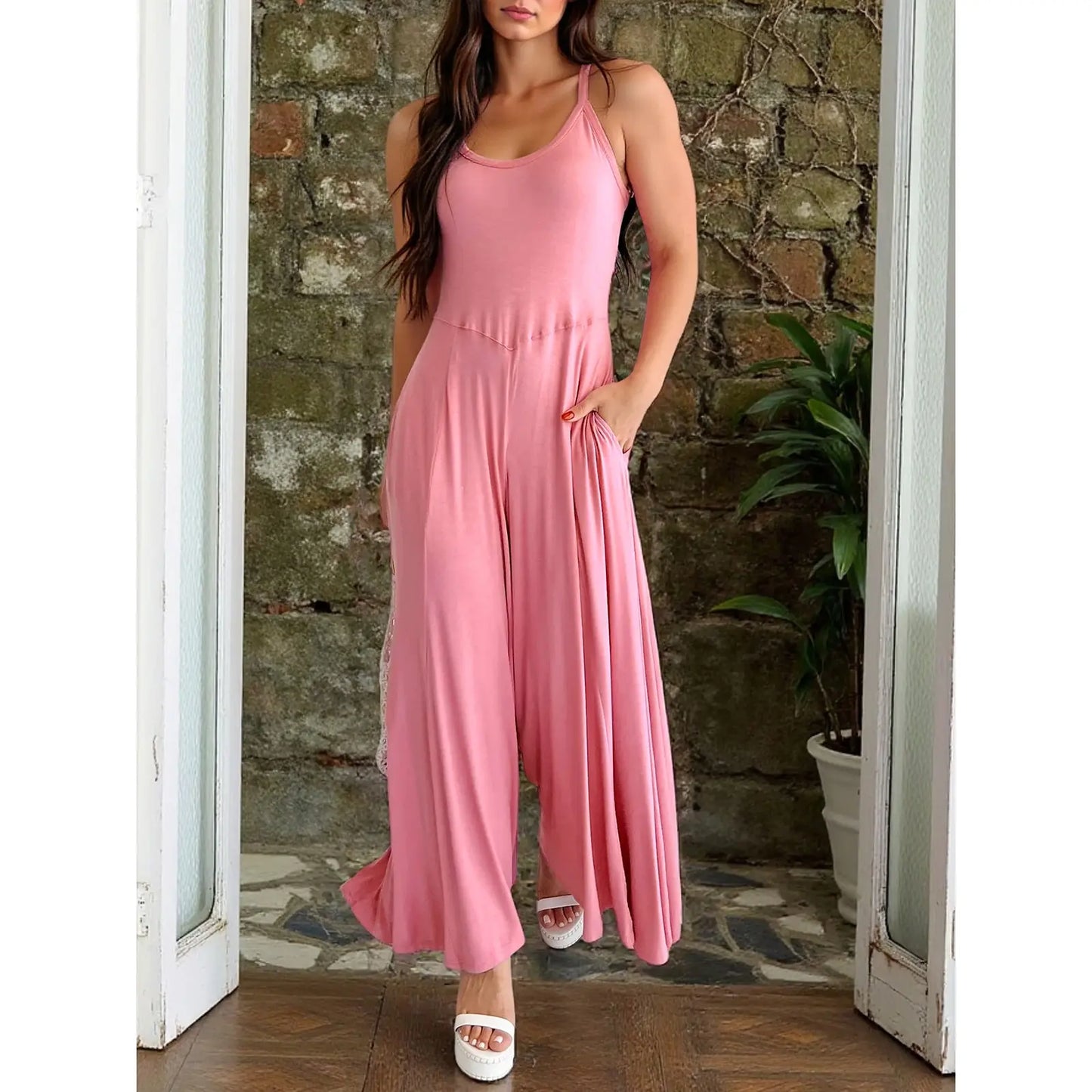 Women's Sleeveless Body Shaping Jumpsuit