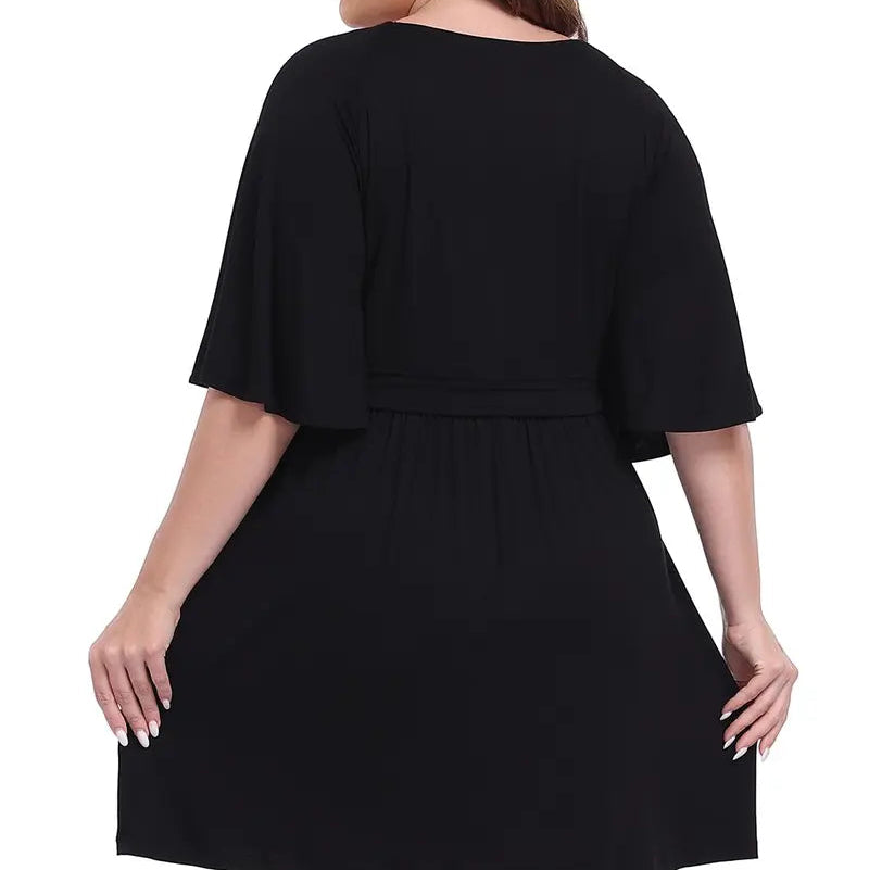 Women's Plus Size Romper Dress