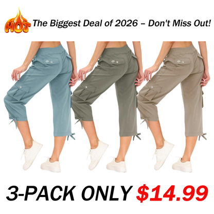 🔥90% OFF ONLY TODAY🔥Women's Quick-Dry Cargo Capris with Pockets