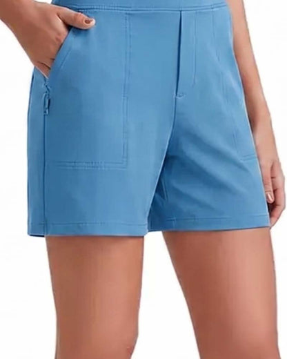 High Waist Breathable Athletic Running Shorts