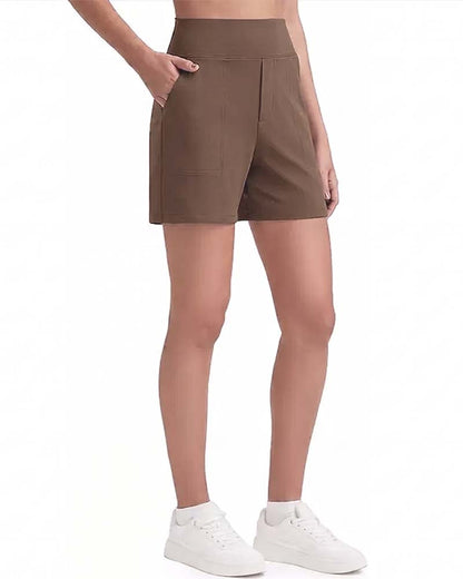 High Waist Breathable Athletic Running Shorts
