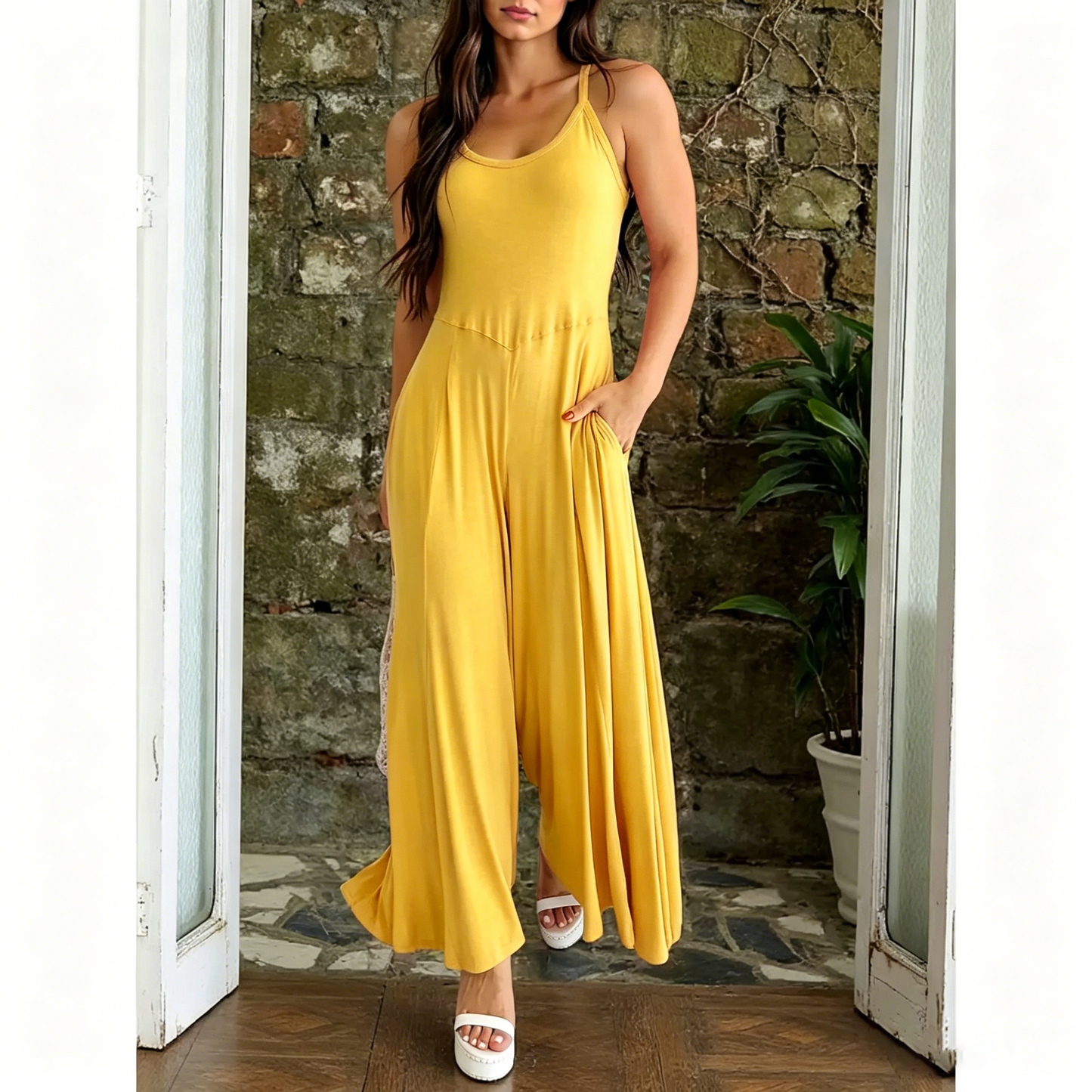 Women's Sleeveless Body Shaping Jumpsuit