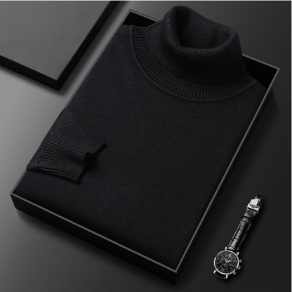 🔥Black Friday Mega Deal – 49% Off!🔥Men's Solid Color Premium Turtleneck Sweater👔