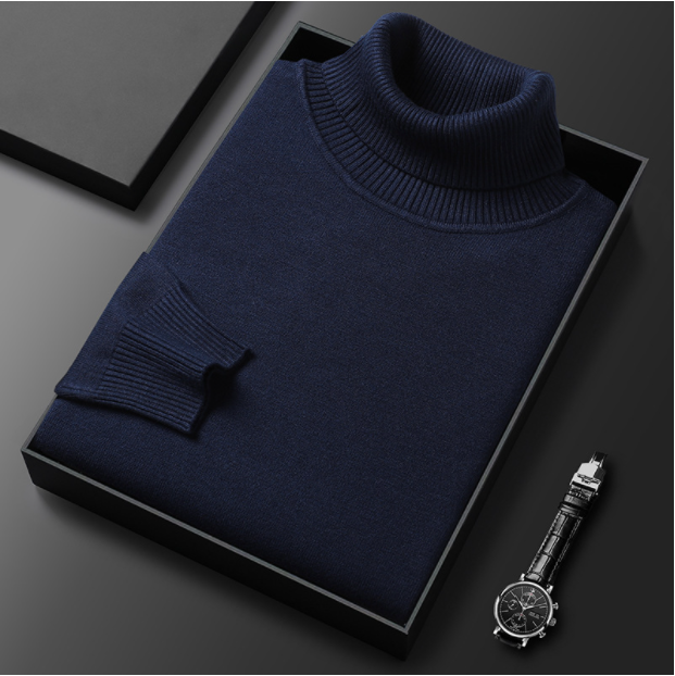 🔥Black Friday Mega Deal – 49% Off!🔥Men's Solid Color Premium Turtleneck Sweater👔