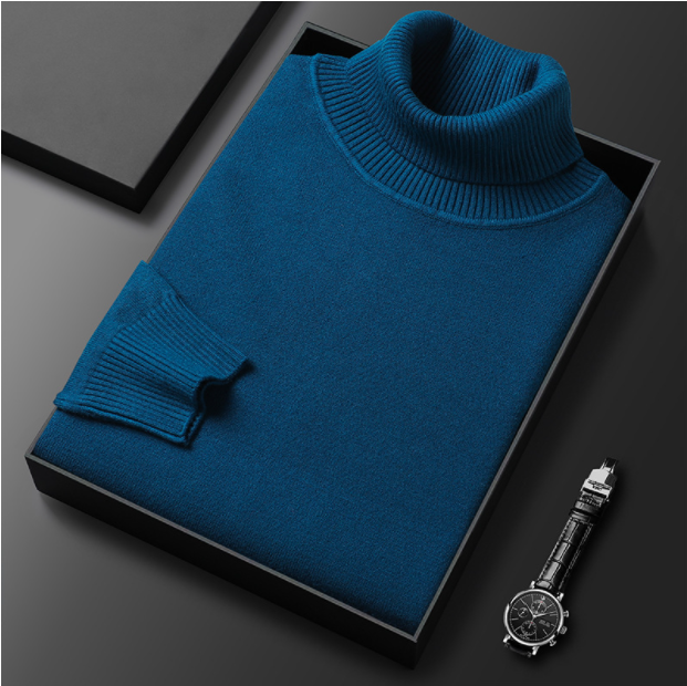 🔥Black Friday Mega Deal – 49% Off!🔥Men's Solid Color Premium Turtleneck Sweater👔