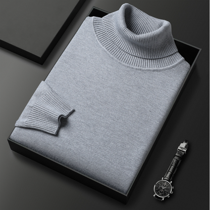 🔥Black Friday Mega Deal – 49% Off!🔥Men's Solid Color Premium Turtleneck Sweater👔