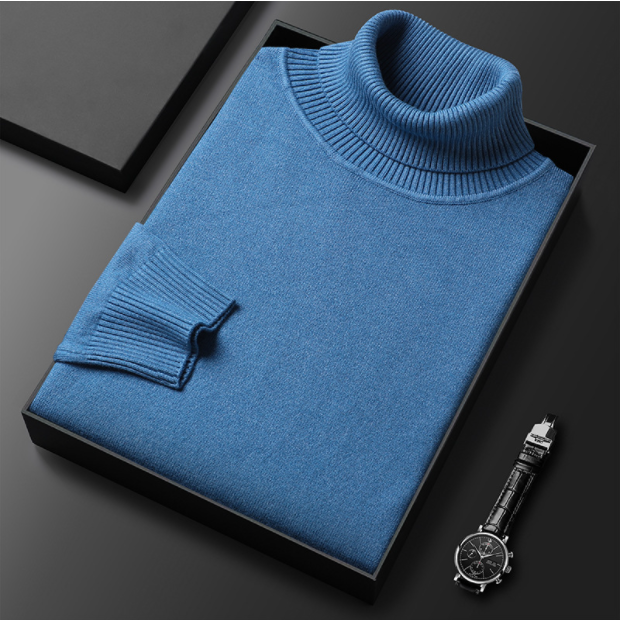 🔥Black Friday Mega Deal – 49% Off!🔥Men's Solid Color Premium Turtleneck Sweater👔