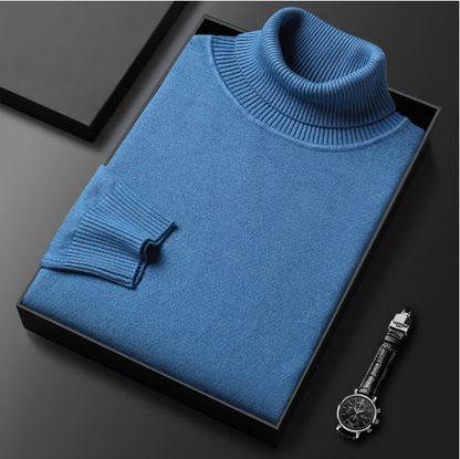 🔥Black Friday Mega Deal – 49% Off!🔥Men's Solid Color Premium Turtleneck Sweater👔