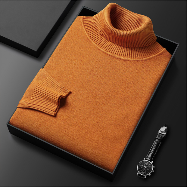 🔥Black Friday Mega Deal – 49% Off!🔥Men's Solid Color Premium Turtleneck Sweater👔