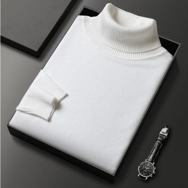 🔥Black Friday Mega Deal – 49% Off!🔥Men's Solid Color Premium Turtleneck Sweater👔